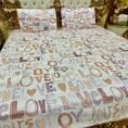 New Variety Pure Cotton King Size Bedsheet 3 Pieces