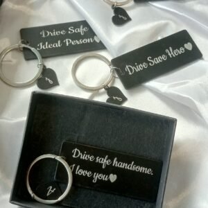 Customized Name Keychain – Personalized Metal Key Ring