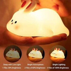 Cute Silicone Panda & Rabbit Night Lamp