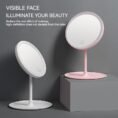 3 Modes Rechargeable LED Makeup Mirror with Stand