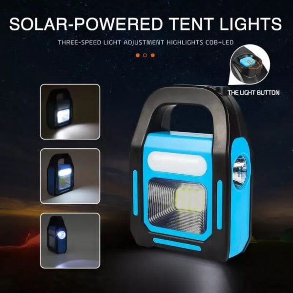 Rechargeable Solar Powered Multifunctional LED Lantern