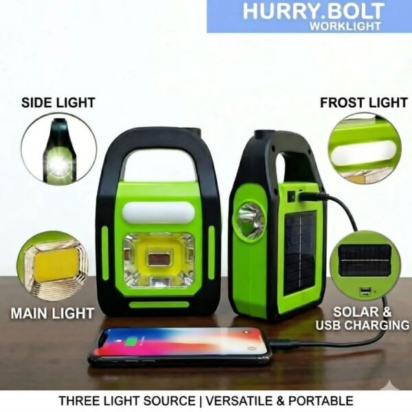 Rechargeable Solar Powered Multifunctional LED Lantern