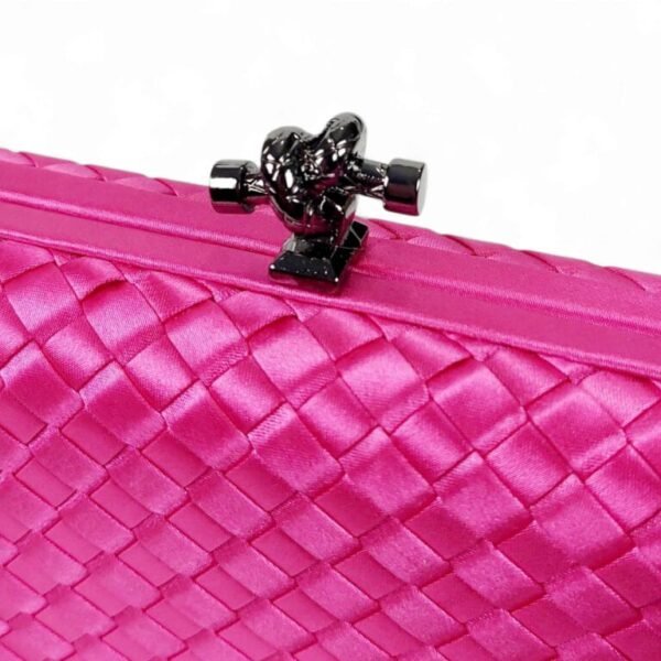 Weave Luxe Woven Clutch - view 4