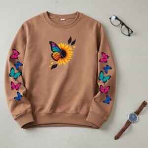 Kids Printed Fleece Sweatshirt - Winter Sweat Shirt