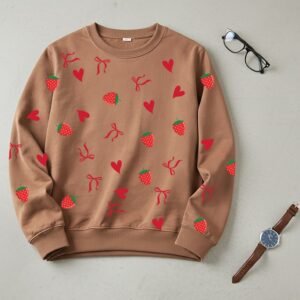 Kids Printed Fleece Sweatshirt - Winter Sweat Shirt