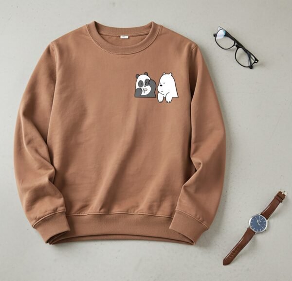 Kids Printed Fleece Sweatshirt - Winter Sweat Shirt