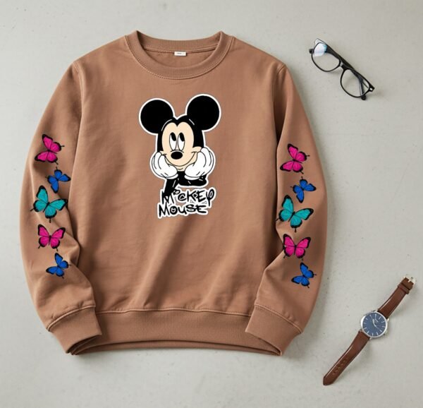 Kids Printed Fleece Sweatshirt - Winter Sweat Shirt
