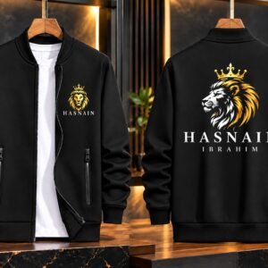 Customize Name Bomber Jacket - Personalized Fleece Zipper Jacket