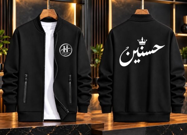 Customize Name Bomber Jacket - Personalized Fleece Zipper Jacket