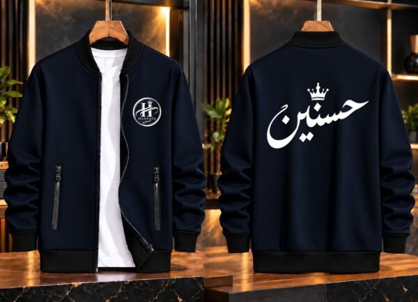 Customize Name Bomber Jacket - Personalized Fleece Zipper Jacket