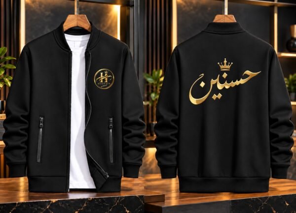 Customize Name Bomber Jacket - Personalized Fleece Zipper Jacket