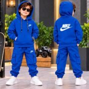 Boys Hoodie & Cargo Trouser Set - Winter Tracksuit