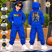 Boys Hoodie & Cargo Trouser Set - Winter Tracksuit