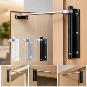 Adjustable Door Closer Aluminum Alloy Auto Door Closer Spring Auto Door Closing Device Suitable For Many Types Of Door H