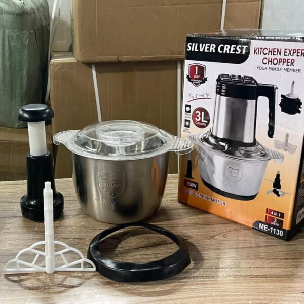 All-in-One Control Rechargeable Chopper with Manual Push Chopper