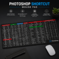 Anti slip Keyboard Mouse Pad with Shortcut Key Patterns - Online in Pakistan