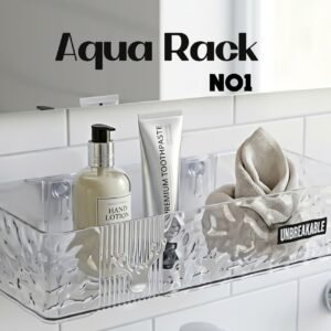 Aqua Unbreakable Triangle & Square Shape Corner Rack - High Quality