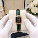 Ladies Fancy Leather Strap Watch – Stone Bezel, Colour Options - photo 5