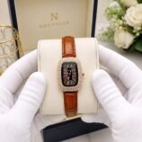 Ladies Fancy Leather Strap Watch – Stone Bezel, Colour Options - photo 7