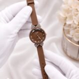 Ladies Fancy Strap Watch – Round Stone Bezel, Colour Options - photo 3