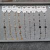 Zircon Bracelets – Assorted Colours, Gold-Tone Chain Bracelets - photo 1