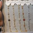 Zircon Bracelets – Assorted Colours, Gold-Tone Chain Bracelets - photo 3