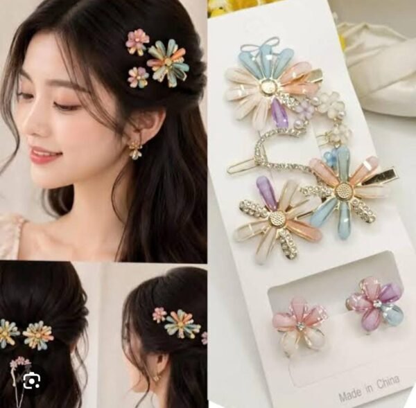Fancy Hairpins Card – Floral Hair Pins Set - photo 1 Fancy Hairpins Card – Floral Hair Pins Set - photo 1