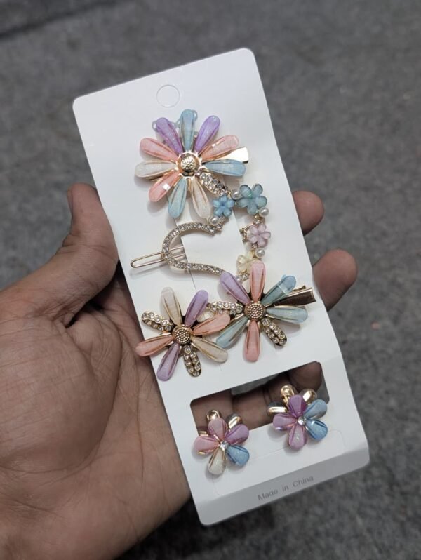 Fancy Hairpins Card – Floral Hair Pins Set - photo 2 Fancy Hairpins Card – Floral Hair Pins Set - photo 2