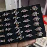 Zircon Adjustable Rings – Assorted Tray Designs - photo 1