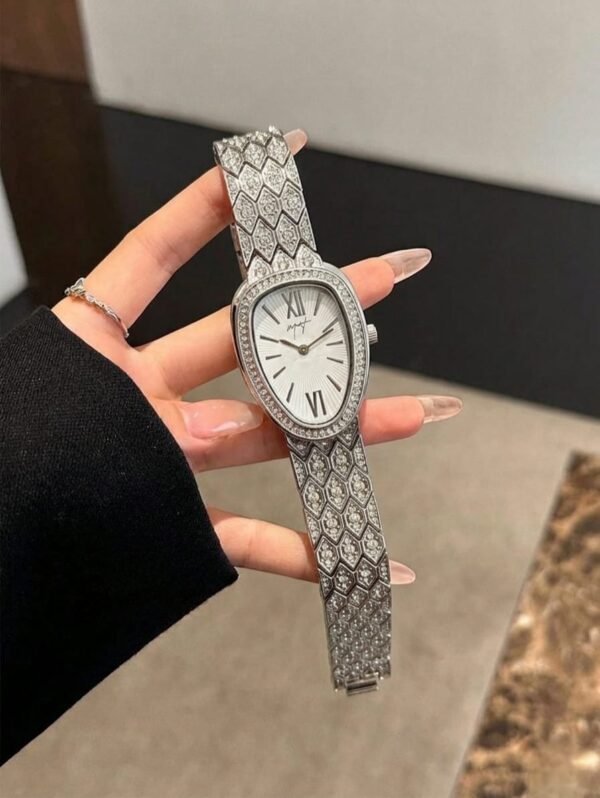 Ladies Snake Dial Stone Watch – 4 Colours, With Gift Box - photo 2