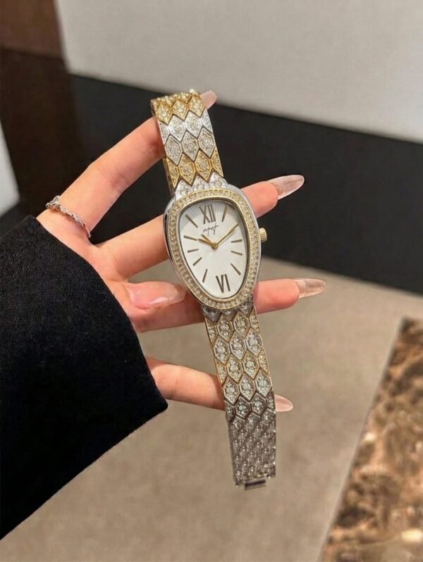 Ladies Snake Dial Stone Watch – 4 Colours, With Gift Box - photo 4