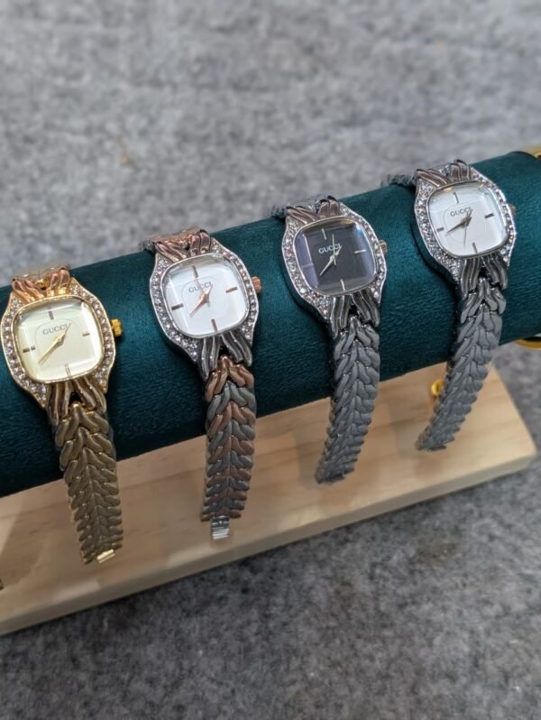 Ladies Snake Dial Stone Watch – 4 Colours, With Gift Box - photo 5