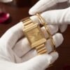 Ladies Square Watch with Trendy Cuff Bangle – Gift Box - photo 1