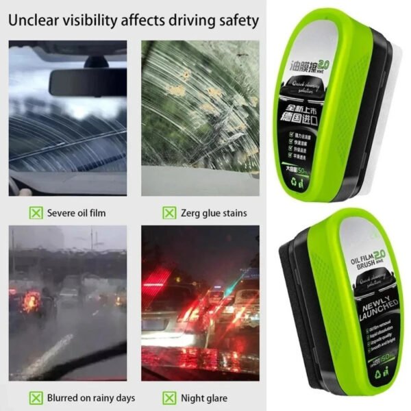 Automotive Oil Film Cleaning Brush 20 Latest 20 Wipe Glass Remover Brush Glass Remover