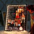 Customized Magic Mirror Photo Frame - LED Name & Picture Frame, 4 Sizes
