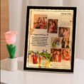 Customized Magic Mirror Photo Frame - LED Name & Picture Frame, 4 Sizes