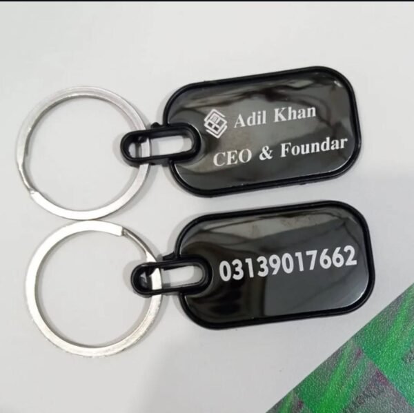 Customized Engraved Keychain - Personalized Name & Text Metal Keychain