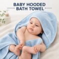 Baby Bathrobe Flannel Cloak Cartoon Soft Hooded Spa Robe Bath Towel - Durable Design