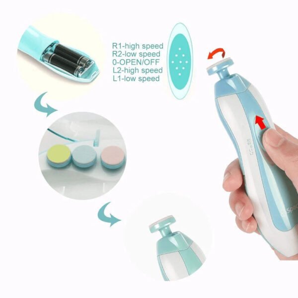 Baby Nail Clippers Safe Rechargeable Trimmer