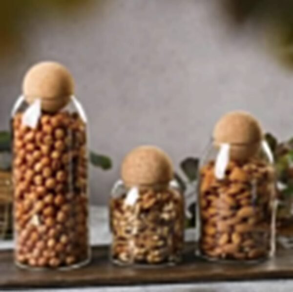 Ball Cork Glass Jars - Durable Design