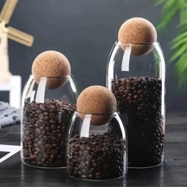 Ball Cork Glass Jars - Durable Design