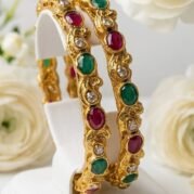 2 Pcs Indian Bangles Set Maroon Green – Al-Atabah PK