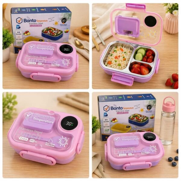 Banto Temperature Stainless Steel Lunch Box 800ml (Hot & Cold - for Home Use