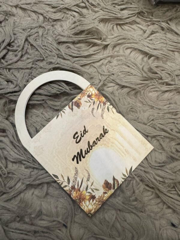 Basket Shaped Eidi Envelope - for Home Use