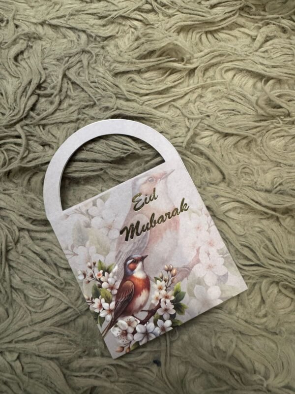 Basket Shaped Eidi Envelope - for Home Use