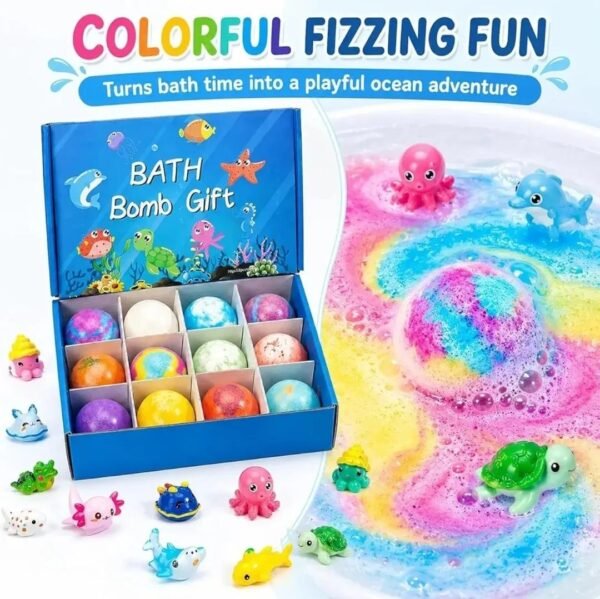 Bath Bombs for Kids with Toy - High Quality