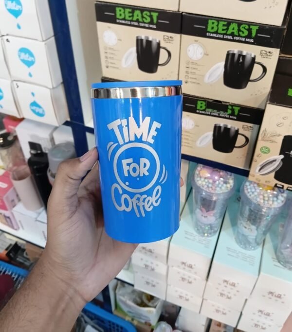 Beast Travel Coffee Mug 304 Stainless Steel 450ml (Random Color) — photo 1 (Al-Atabah PK)