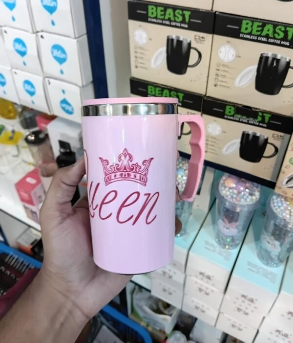 Beast Travel Coffee Mug 304 Stainless Steel 450ml (Random Color) — photo 4 (Al-Atabah PK)