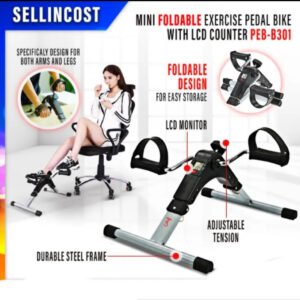 Small Intelligent Fitness Cycle Exercise Bike Pedal Exerciser