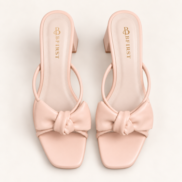 Soft Blush Heels for Women - Elegant Comfortable Party Heels
